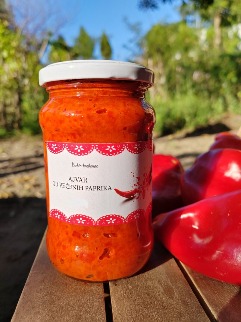 Domaći ajvar od pečenih paprika BLAGI 720g